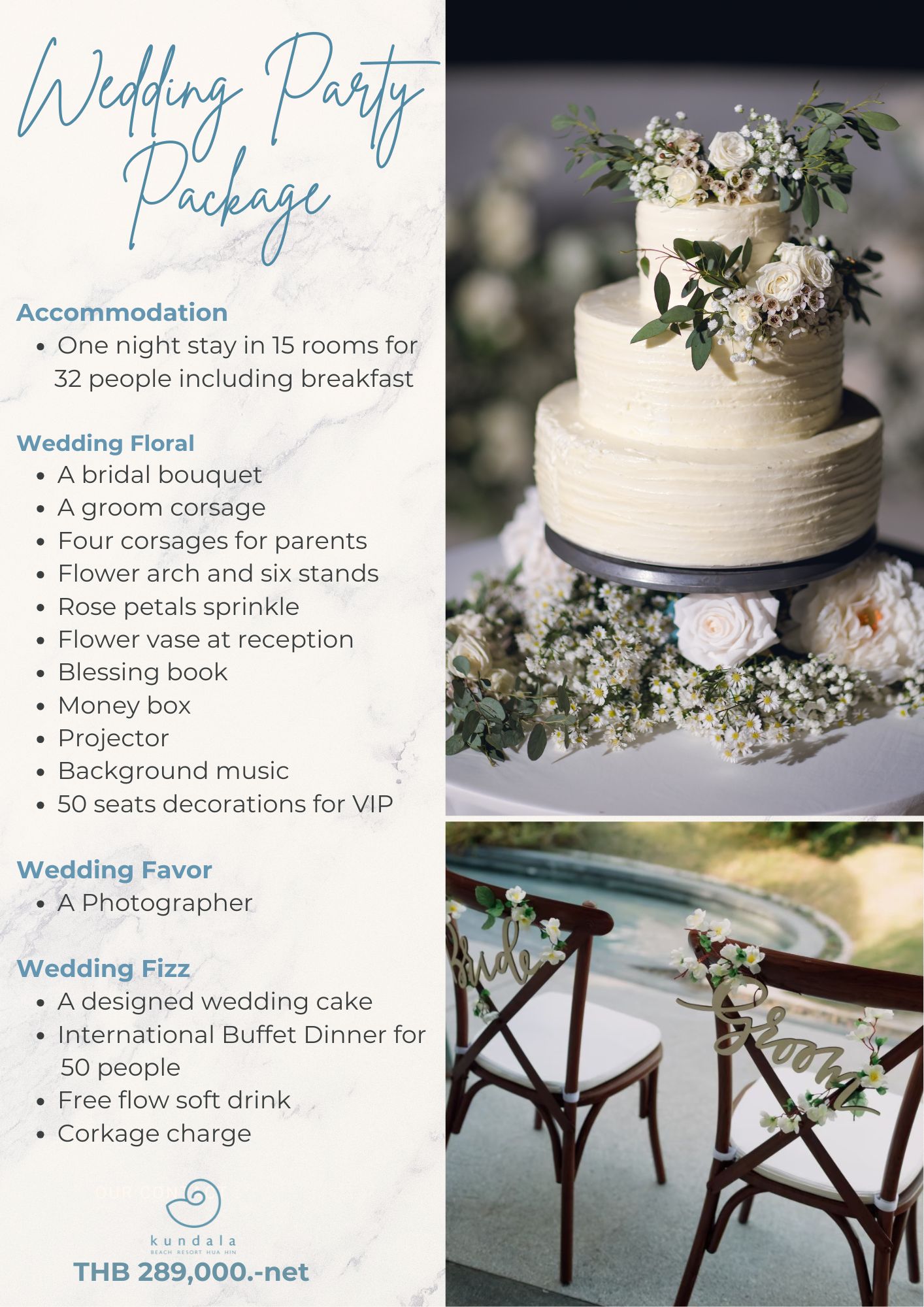 Cherish Wedding package